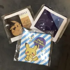 イーブイ・ピカチュウ 小銭入れ 3個セット