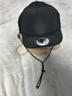 t*m様 NEW ERA ブラック メッシュキャップ　紐取り外し可能