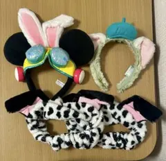 101匹わんちゃん　ヘアバンド2個　イースターカチューシャ　ペア　セット