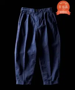 [美品]BEAMS + 2プリーツ スラックス