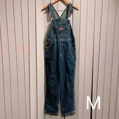 REVOLT リボルト サイドライン デニムオーバーオール M サロペット