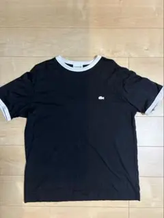 LACOSTE ラコステ リンガーTシャツ ブラック