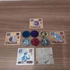 ポケモンカードバトルコイン6枚、ポケモンシール 5枚セット