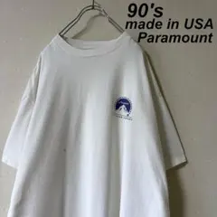 USA製 古着 90's パラマウント ムービー Tシャツ 企業ロゴ