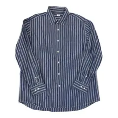 UNIQLO ユニクロ エクストラファインコットンブロードストライプシャツ
