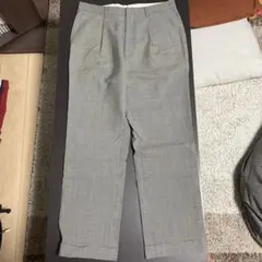 グレー スラックス サイズ85 ウール100%
