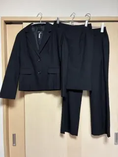 CLEAR IMPRESSION ブラック パンツ スカートスーツ3点
