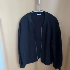 COLZA ジップアップ ブルゾン ブラック