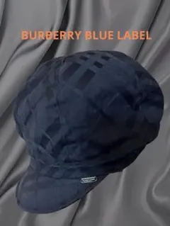 BURBERRY BLUE LABELキャスケット 帽子 ノバチェック三陽商会