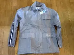 チャンピオン ナイロンジャケット グレー パープル ホワイト 日本製 90年代