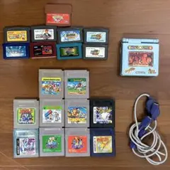 ゲームボーイアドバンスSP +カセット19個