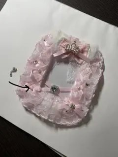 硬質トレカケースデコ ピンク