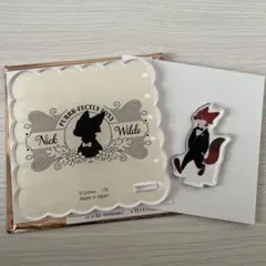 ズートピア2 オーマイカフェ ニック アクリルスタンドコースター　コースター