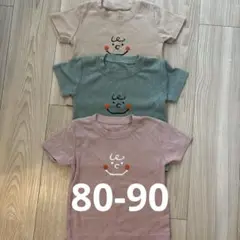 チャーリーブラウン風Tシャツ　3枚