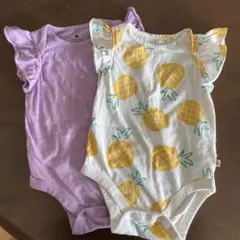 GAP 90cm ロンパース パイナップル　パープル