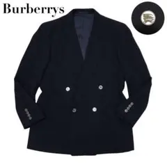 【美品】BURBERRYS バーバリー ダブル 紺ブレ ジャケット メタルボタン