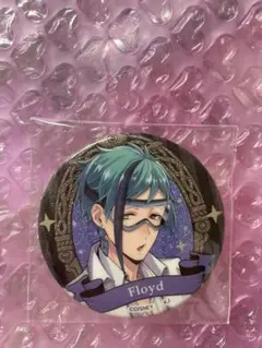 ツイステ セブン缶 フロイド 缶バッジ セブン 実験着