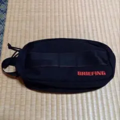 BRIEFING GOLF ダブルジップポーチ ブラックのサムネイル