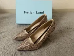 Futier Land グリッターパンプス ゴールドのサムネイル
