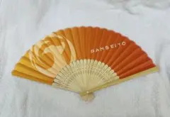 参政党オレンジグラデーション扇子