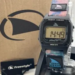 【新品未使用】　シャーク　フリースタイル　箱付　希少　デジタル　クォーツ
