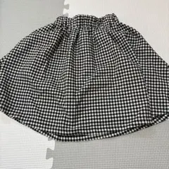 ブラックチェック スカート 120サイズ