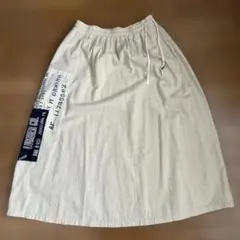 OLD BETTY'S (オールドベティーズ)フレアスカート プリントパッチ付き