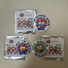 開封のみ☆万博　会場限定　サンリオ　ミャクミャクなりきり　缶バッチ 3個セット