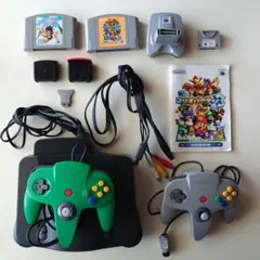 NINTENDO64 本体とコントローラー、ゲームソフトセット、周辺機器