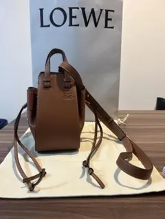 美品 LOEWE ハンモックミニ 2WAY 保存袋付
