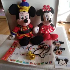 Disney ミッキーマウス ミニーマウス ぬいぐるみ セット