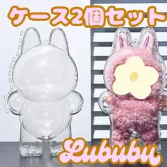 B【2個セット】 LABUB クリアカバー透明 ラブブ 保護ケース 2804