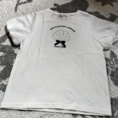 mezzo piano Junior Tシャツ シェルモチーフ M　メゾピアノのサムネイル
