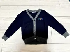 【お値下げ】ファミリア　ニットカーディガン　90cm