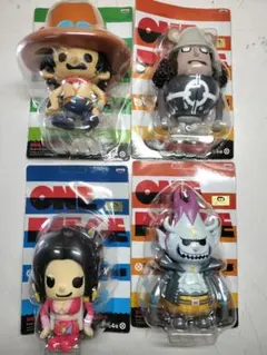 ワンピース ソフビフィギュア インブリスター 4体セット