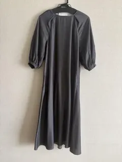 バルーンスリーブ ロングワンピース