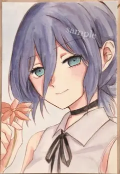 チェンソーマン レゼ ファンアート 手描きアナログイラスト