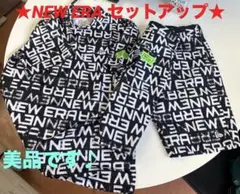 NEW ERA ロゴプリント シャツ、パンツセット サイズ M