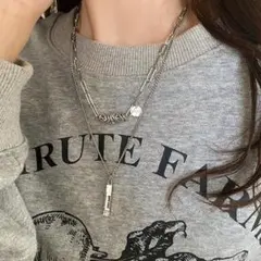 【新品】ネックレス｜ロングチェーン アクセ　Y2K レディース 韓国