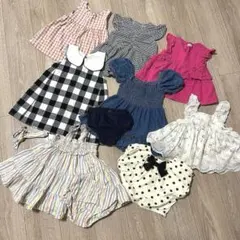 女の子服　女の子ベビー服 8点 まとめ売り ワンピース 90サイズ