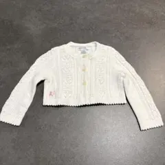 ラルフローレン　Ralph Lauren ベビーカーディガン　ホワイト