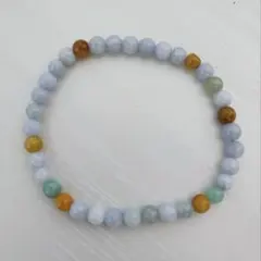 ミャンマー産 天然翡翠 ブレスレット