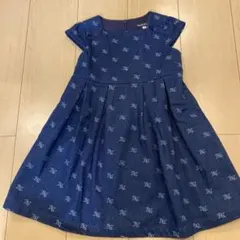 BeBe ネイビー ワンピース 110