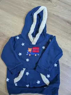 ネイビー 星柄 トレーナー 95cm未満