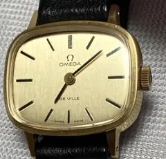オメガ OMEGA デヴィル　不動品　腕時計　レディース　ゴールド　二針 OMEGA オメガ デビル DE VILLE レディース アンティーク 手巻き