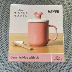 【新品】Disney Mickey Mouse 蓋付きマグカップ