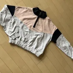 ジップアップ　プルオーバー　トレーナー