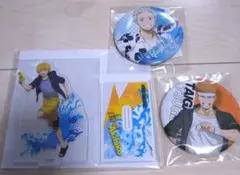 ウィンブレ　セガラッキーくじ　アクリルスタンド＆缶バッジセット