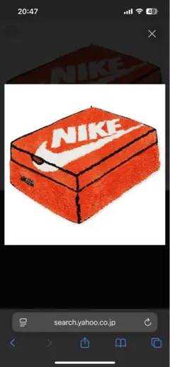 NIKE スニーカー箱デザイン 玄関マット - メルカリ