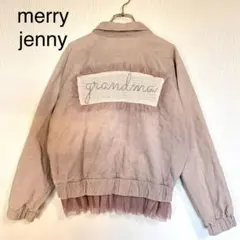 激レア merry jenny メリージェニー 刺繍 ブルゾン 裏ボア チュール